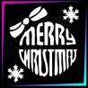 Plantilla tatuaje – Merry Christmas 5,7 cm