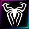 Spiderman spider stencil, 5 cm high, for temporary tattoos using glitter, body paint, airbrush and henna.