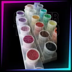 Medium professional glitter tattoo kit | 150 temporary stencils