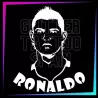 Plantilla Ronaldo 8,5 cm de alto para tatuajes temporales de purpurina, pintura corporal, aerógrafo y henna.