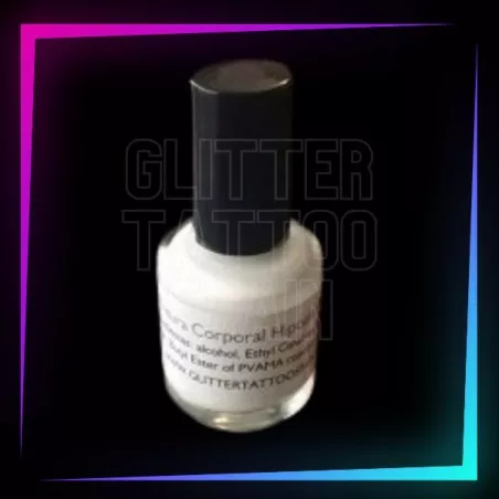 Peinture corporelle blanche pour application au pinceau, hypoallergénique et résistante à l’eau.