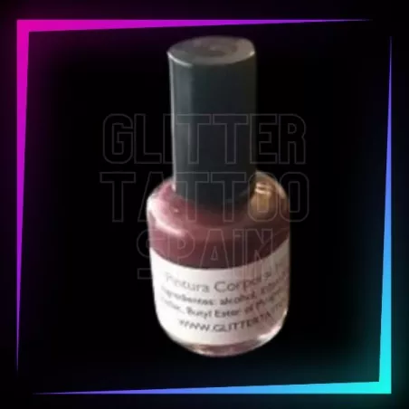 Plum Pink body paint for brush application, hypoallergenic and water-resistant.