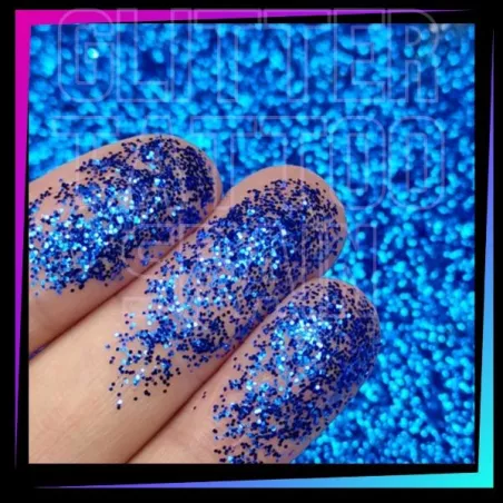 Sky Blue 008 Hex cosmetic glitter for glitter tattoos and face or body makeup.