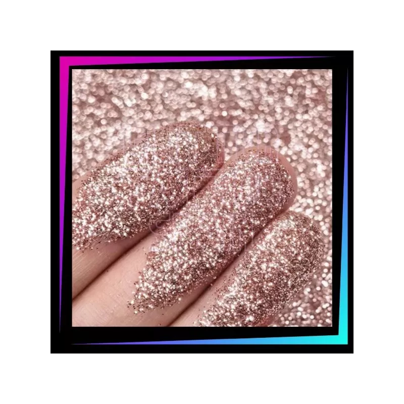 Copper 008 Hex cosmetic glitter for glitter tattoos and face or body makeup.