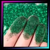 Paillettes cosmétiques Vert Émeraude 008 Hex fines pour tatouages pailletés et maquillage du visage ou du corps.