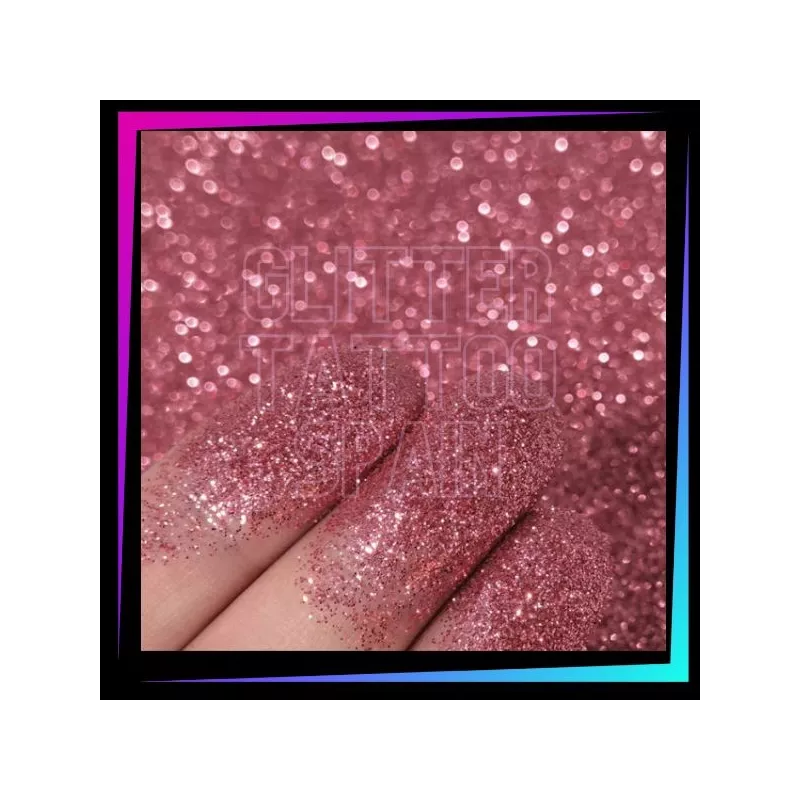 Dark Pink 008 Hex cosmetic glitter for glitter tattoos and face or body makeup.