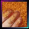 Orange 008 Hex cosmetic glitter for glitter tattoos and face or body makeup.