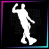 Pick It Up dance temporary tattoo stencil 8 cm tall