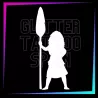 Plantilla Vaiana - Moana – Tatuaje temporal para fiestas infantiles 9 cm | Glitter Tattoo Spain