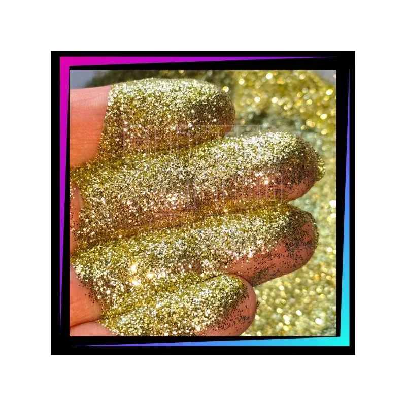 Paillettes cosmétiques Vert Océan 008 Hex fines pour tatouages pailletés et maquillage du visage ou du corps.