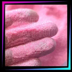 Purpurina cosmética Rosa Bebé 008 Hex fina para tatuajes temporales de purpurina y maquillaje facial o corporal.
