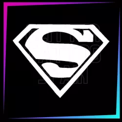 Plantilla para tatuajes temporales Superman 5,5 cm alto