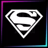 Plantilla para tatuajes temporales Superman 5,5 cm alto