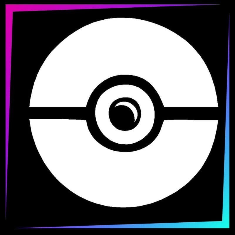 Pochoir pour tatouage temporaire Pokeball 2 - 5,5 cm de hauteur