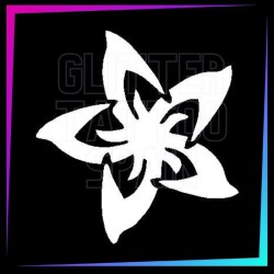 Pochoir pour tatouage temporaire lotus 5,5 cm de hauteur
