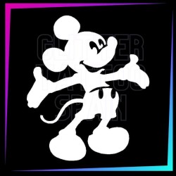 Mickey temporary tattoo stencil 6 cm tall
