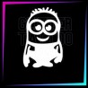 Plantilla para tatuajes temporales Minion 6 cm alto