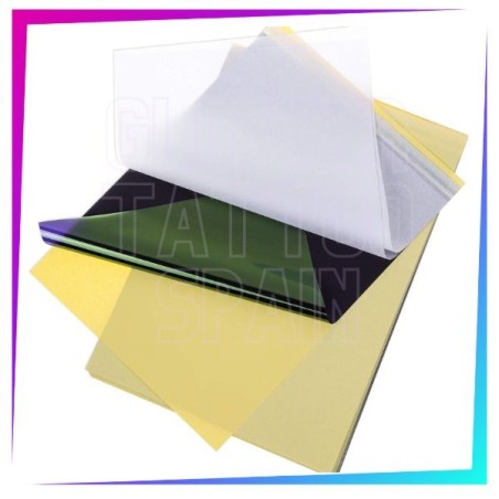 5 feuilles de papier calque pour tatouages format A4