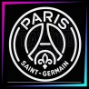 Plantilla para tatuajes temporales Paris Saint-Germain 7,5 cm alto