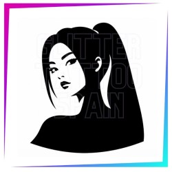 Mira temporary tattoo stencil 7.5 cm tall