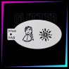 9 Plantillas de Frozen 12 x 7,5 cm | Glitter Tattoo Spain