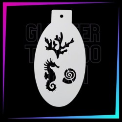 18 Plantillas Face Painting Surtidas 12 x 7,5 cm | Glitter Tattoo Spain
