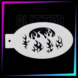 18 Plantillas Face Painting Surtidas 12 x 7,5 cm | Glitter Tattoo Spain