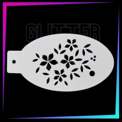 18 Plantillas Face Painting Surtidas 12 x 7,5 cm | Glitter Tattoo Spain