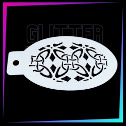 9 Plantillas Texturas A - 12 x 7,5 cm | Glitter Tattoo Spain