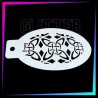 9 Plantillas Texturas A - 12 x 7,5 cm | Glitter Tattoo Spain