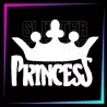 Plantilla Princess – Tatuaje temporal para fiestas infantiles 5,8 cm | Glitter Tattoo Spain