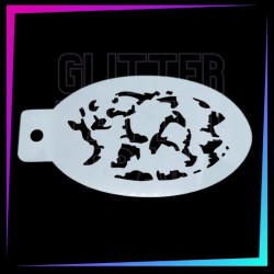 9 Plantillas Texturas A - 12 x 7,5 cm | Glitter Tattoo Spain