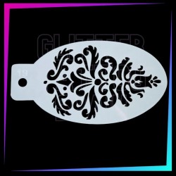 9 Plantillas Texturas A - 12 x 7,5 cm | Glitter Tattoo Spain