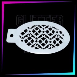 9 Plantillas Texturas A - 12 x 7,5 cm | Glitter Tattoo Spain