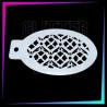 9 Plantillas Texturas A - 12 x 7,5 cm | Glitter Tattoo Spain
