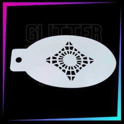 9 Plantillas Texturas A - 12 x 7,5 cm | Glitter Tattoo Spain