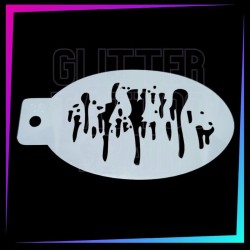 9 Plantillas Texturas B 12 x 7,5 cm | Glitter Tattoo Spain