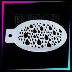 9 Plantillas Texturas B 12 x 7,5 cm | Glitter Tattoo Spain