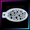 9 Plantillas Texturas B 12 x 7,5 cm | Glitter Tattoo Spain