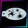 9 Plantillas Texturas B 12 x 7,5 cm | Glitter Tattoo Spain