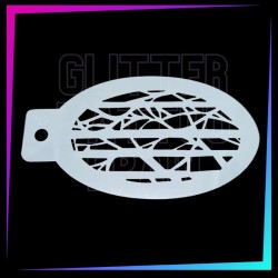 9 Plantillas Texturas B 12 x 7,5 cm | Glitter Tattoo Spain