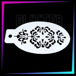 9 Plantillas Texturas B 12 x 7,5 cm | Glitter Tattoo Spain