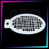 9 Texture Stencils D 12 x 7.5 cm | Glitter Tattoo Spain