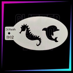 9 Plantillas Animales 12 x 7,5 cm | Precio 8,95 € | Glitter Tattoo Spain