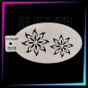 9 Plantillas Fantasía y Naturaleza 12 x 7,5 cm | Glitter Tattoo Spain