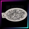 9 Plantillas Fantasía y Naturaleza 12 x 7,5 cm | Glitter Tattoo Spain