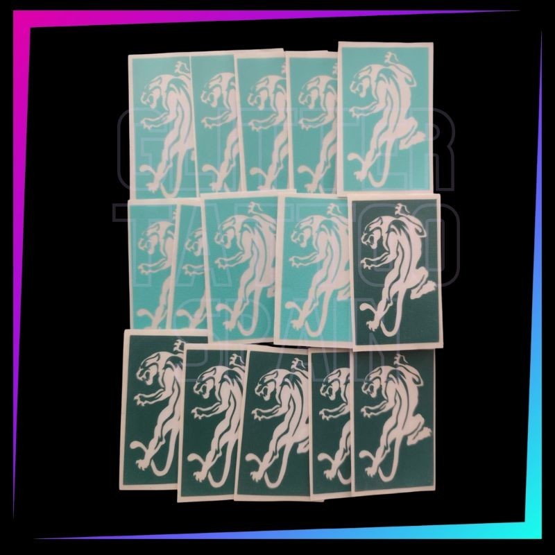 15 Panthers, 7.5 cm tall