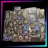 Pack de 75 plantillas adhesivas Avery Graphics para tatuajes temporales de purpurina