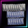 Pack de 25 plantillas adhesivas Avery Graphics rosa tribal 10,5 × 4,5 cm para tatuajes temporales