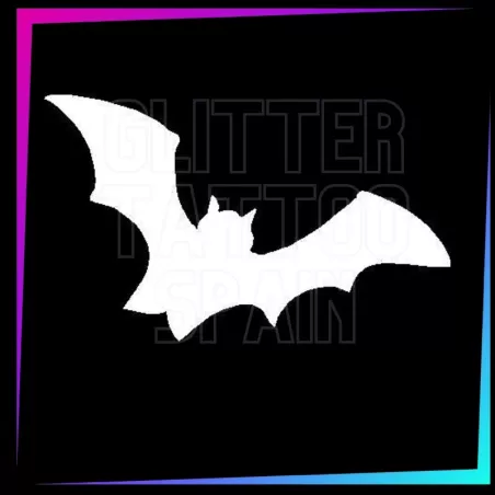 Bat Stencil  | Halloween Temporary Tattoo | Glitter Tattoo Spain